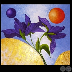 FLORECIENDO - Pintura de Patricia Crichigno
